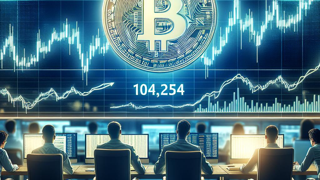 Bitcoin alcanza los 104,254$ ante la inminente regulación de Trump
