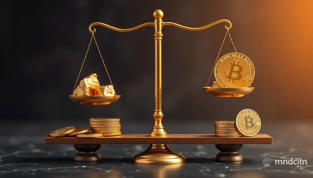 Bitcoin bajo la sombra del oro: ¿es hora de ser cautos?