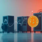 Precio Bitcoin se desploma mientras el hashrate alcanza récord