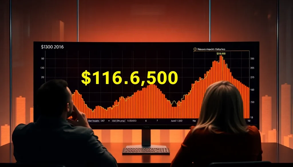 Imagen relacionada con Bitcoin máximo histórico