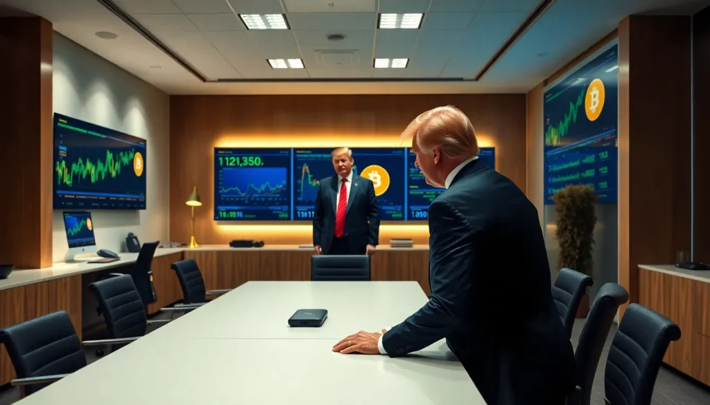 Imagen relacionada con Donald Trump criptomonedas