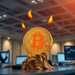 Imagen relacionada con corrección de Bitcoin