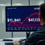 Imagen relacionada con precios de Bitcoin y Ethereum