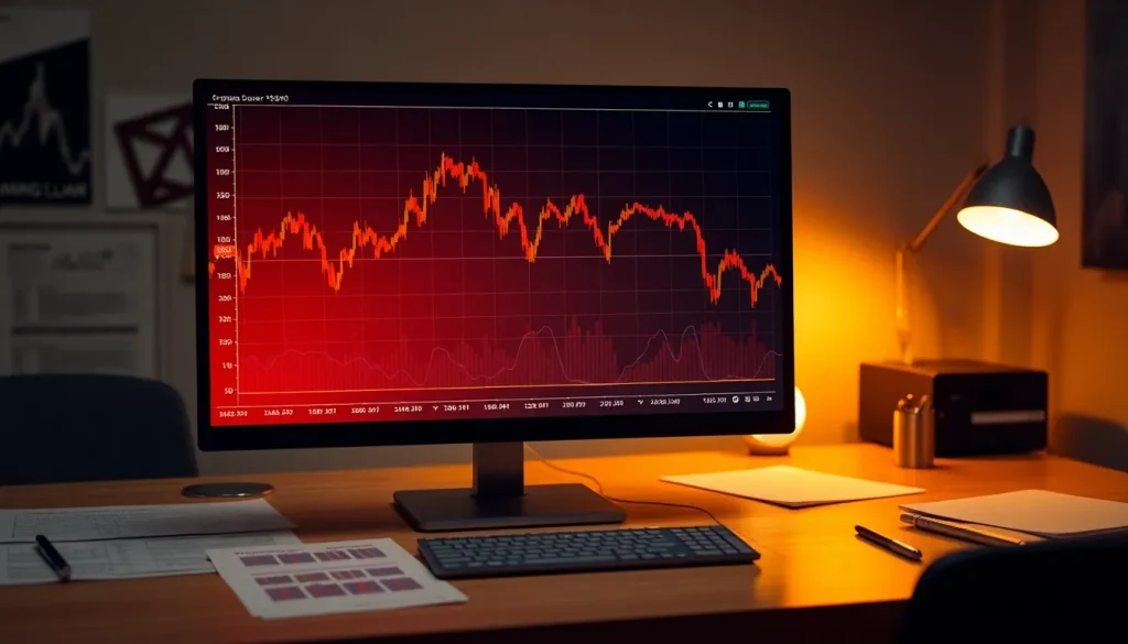 Imagen relacionada con caída de bitcoin