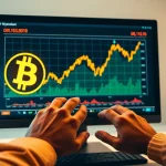 Imagen relacionada con caída de Bitcoin