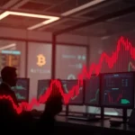 Imagen relacionada con Bitcoin en baja