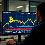 Imagen relacionada con caída de Bitcoin