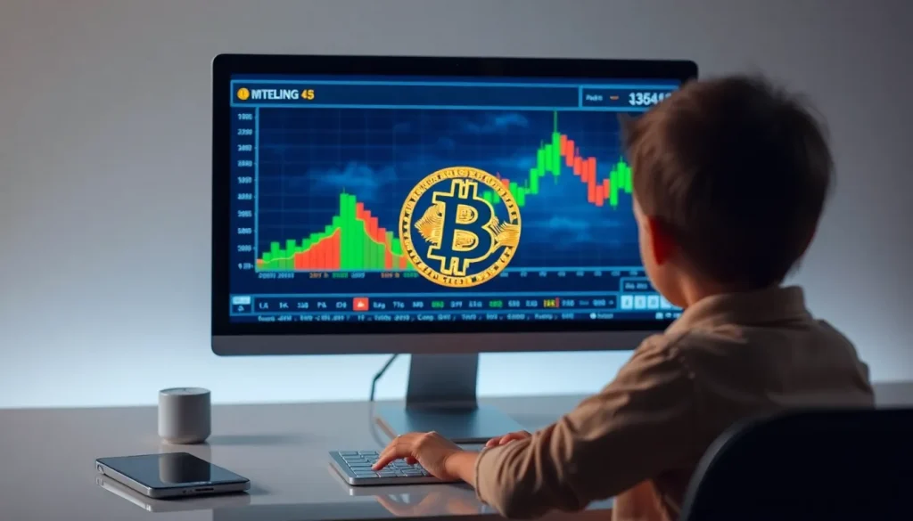 Imagen relacionada con caída del bitcoin