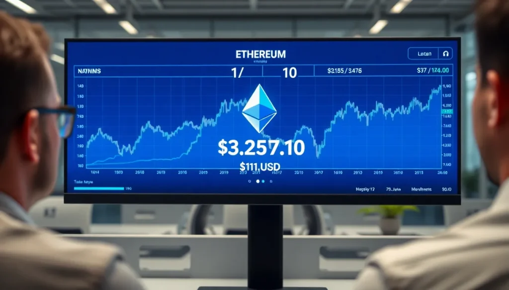 Imagen relacionada con precio de Ethereum