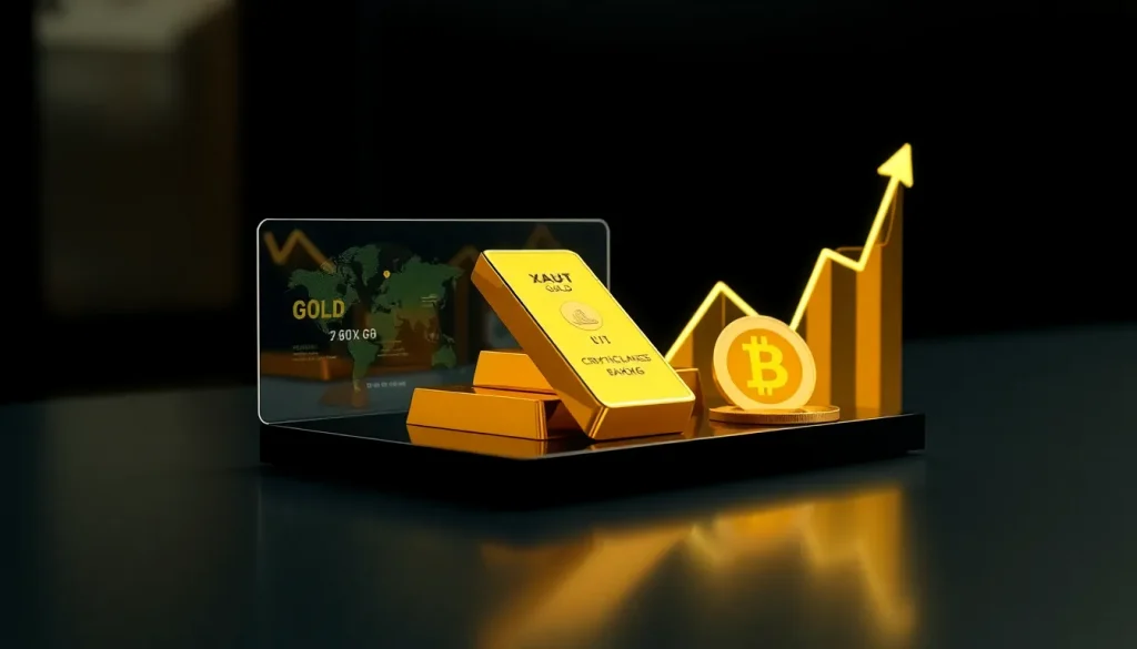 Imagen relacionada con oro respaldado cripto