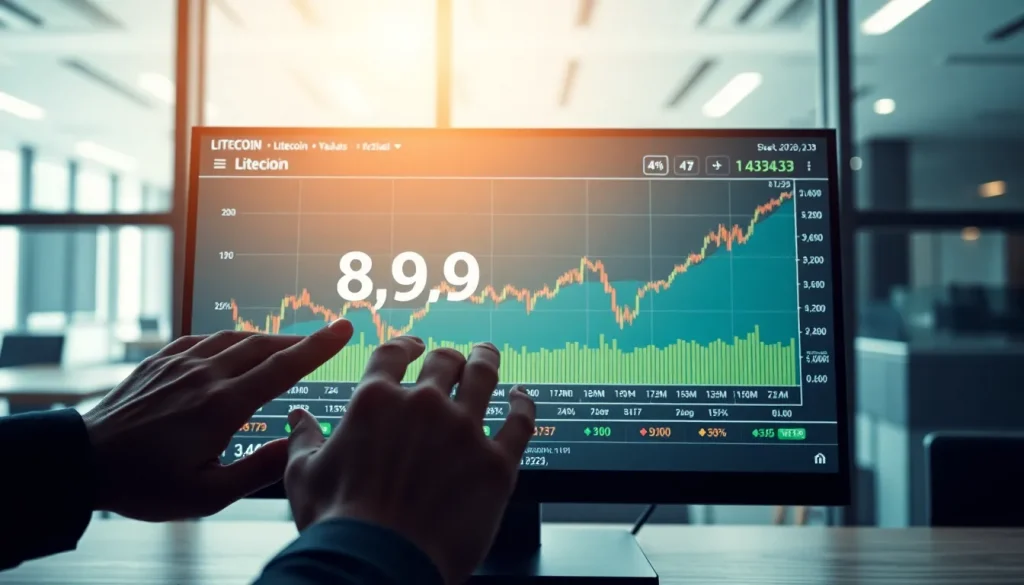 Imagen relacionada con caída de Litecoin