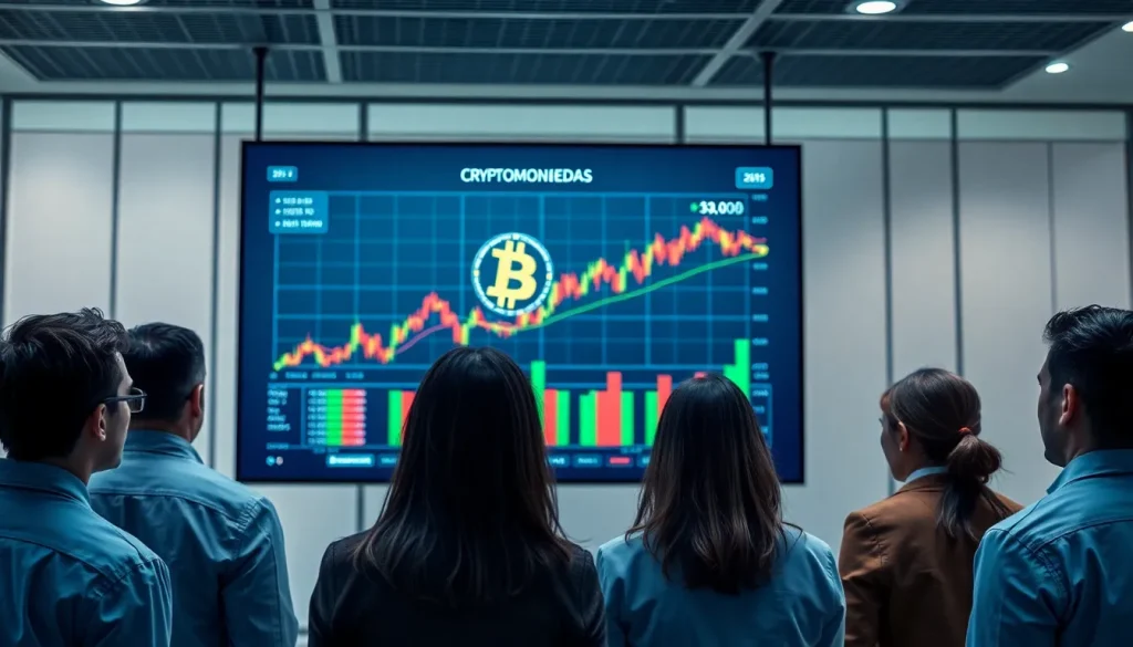 Imagen relacionada con criptomonedas en la Bolsa española