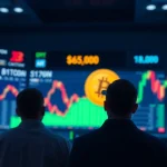 Imagen relacionada con bitcoin caída por debajo de 65000 soporte analistas 2024