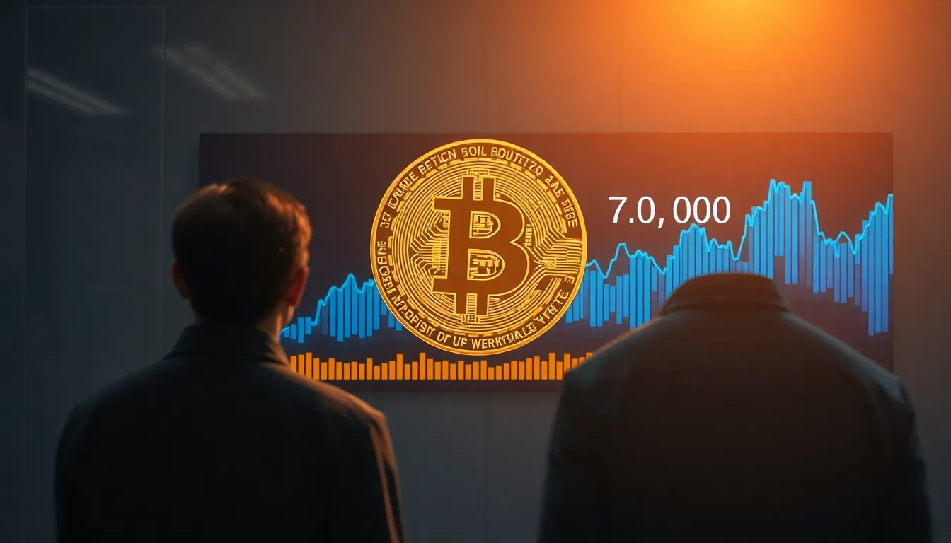 Imagen relacionada con Bitcoin por encima de 70,000 dólares