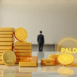 Imagen relacionada con oro respaldado por ETF literal? Hmm. The content: gold price above $5,000, safe-haven, gold-backed stablecoins like Tether Gold and Paxos Gold, market cap growth. Focus keyword: oro respaldado por oro? Not good. We need a specific phrase people search. "oro respaldado por criptomonedas estables" or "stablecoins respaldadas por oro" Spanish. Since article mentions "criptomonedas estables respaldadas por oro" and examples Tether Gold Paxos Gold. A good focus keyword: "stablecoins respaldadas por oro" or "criptomonedas estables respaldadas por oro". The guideline: should appear naturally in title and body. The body includes "criptomonedas estables respaldadas por oro" exactly. So keyword: criptomonedas estables respaldadas por oro.criptomonedas estables respaldadas por oro