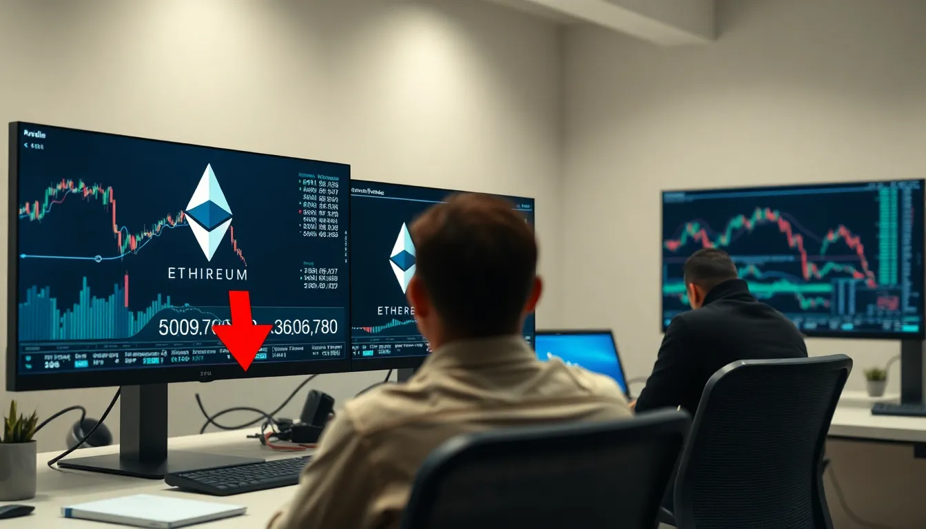 Imagen relacionada con caída Ether mercado cripto