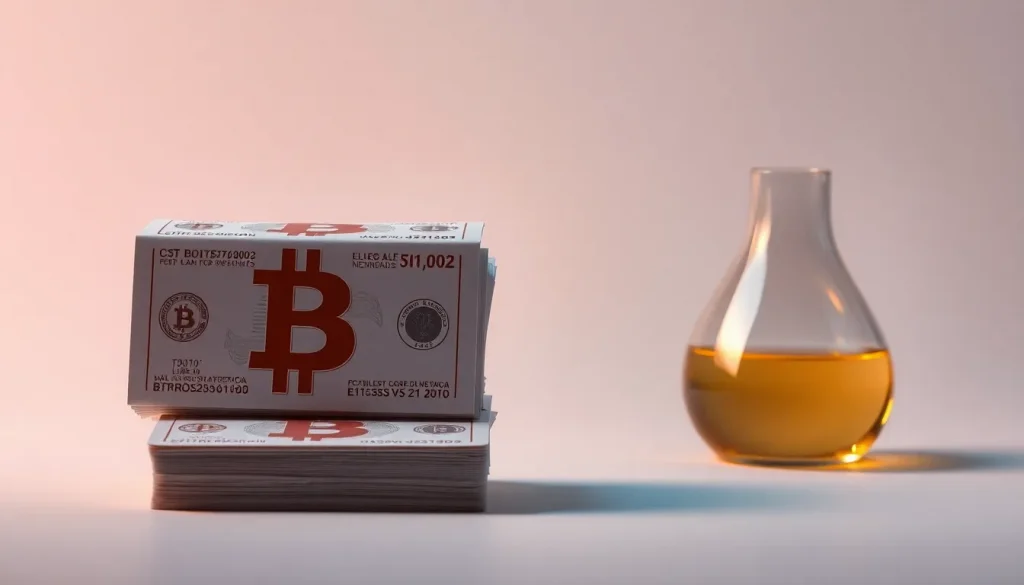 Imagen relacionada con Bitcoin y petróleo