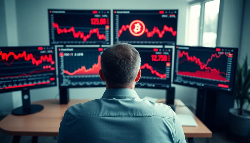 Imagen relacionada con Bitcoin cayendo 77000 dólares