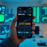 Imagen relacionada con Bitcoin estable $77000
