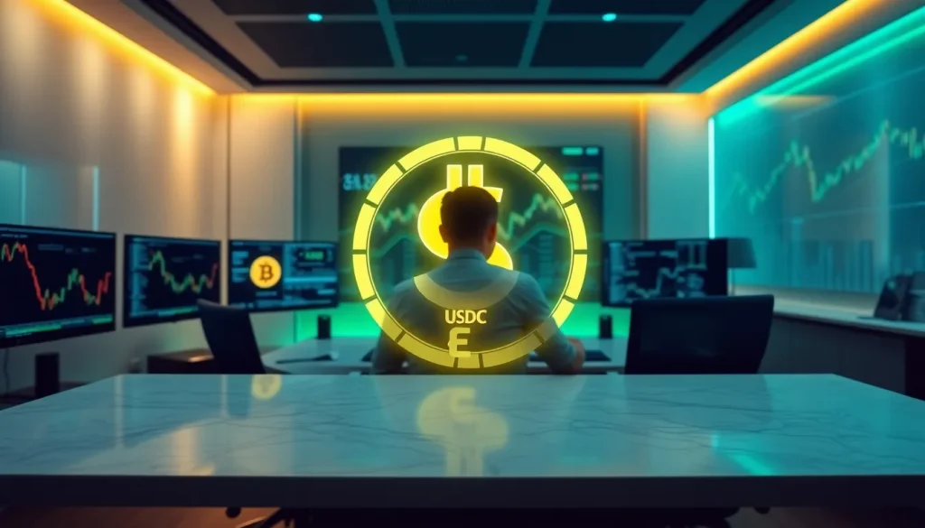 Imagen relacionada con Circle banco fiduciario USDC